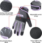 HANDLANDY Women Safety Work Gloves Utility Touch Screen Working Grip Glove for Yardwork Gardening Breathable Mechanic Gloves