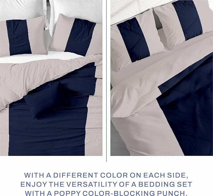 Kotton Culture 120"x120" 1 Pc Super King Plus/Super Oversize King Duvet Cover Only 100% Egyptian Cotton -600 TC Comforter Cover Zipper Closure & Corner Ties Fits Only Extra Large Inserts -Dashing Blue