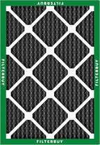 Filterbuy 15x20x1 Air Filter MERV 10 Odor & Allergy Defense with Activated Carbon (3-Pack), Electrostatic Pleated HVAC AC Furnace Filters Replacement, Made in USA (Actual Size: 14.50 x 19.50 x 0.75)