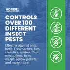 Zone Plus Insect & Pest Control, Broad Spectrum, for Indoor & Outdoor, Effective Against 100 Pests, Eco-Friendly, 3-Pack of Disposable is Included with Purchase, 32 Ounce