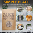 All-Natural Mice Repellent Pouches – Harmless Peppermint Essential Oil Mouse Deterrent - Keep Mice Out of Your Home and Your Family Safe - by Tougher Than Tom