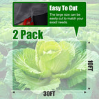 2 Pack Garden Netting, 10 x 33 FT Garden Mesh Netting, Ultra Fine Plant Net Covers, Gardening Raised Bed Barrier Row Cover, Plant Mesh Covers for Fruits Flowers Vegetables Crops