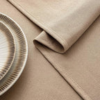 MIULEE Brown Linen Tablecloth 60x104 Inch Rectangle Table Cloth Waterproof,Stain Resistant & Wrinkle Resistant for Dining Party Wedding