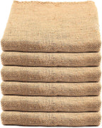 KEILEOHO 6 Pack 40 X 24 Inch Burlap Bags, Planting Growing Bag, Large Potato Sack, Burlap Bag for Vegetables Gardening, Large Food Grade Burlap Sacks for Gardening