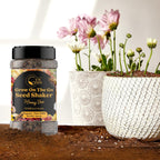 Mini Wildflower Seed Shaker – Honey Bee Wildflower Mix, by GevaGrow | Bulk 90,000+ Seeds | Pollinator Bee Attracting Flower Seeds for Planting in Pots & Outdoor Gardens | No Messy Packets