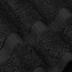 Chakir Turkish Linens | Hotel & Spa Quality 100% Cotton Premium Turkish Towels | Soft & Absorbent (4-Piece Bath Towels, Black)
