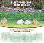 Chicken Tunnel for Outside, 10FT 3 in 1 Metal Chicken Coop and Runs, Foldable Pull-Form Design Chicken Tunnels Runs, Poultry Pen Enclosure for Backyard Farm Yard