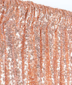 ShinyBeauty Sequin Curtains 2 Panels 4x10ft Rose Gold Backdrop Curtain Sequin Backdrop Wedding Backdrop Sequin Curtain Drapes Panels Photography Background Decoration
