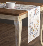 Maison d' Hermine Table Runner 100% Cotton Single Layer Table Runners 48 inches Long for Thanksgiving Christmas Decorations Home Kitchen Dining Party Wedding (Equinoxe - Beige, 14.5" x 48")