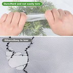 JEYODA Garden Netting Plant Covers Net Ultra Fine Mesh Pest Barrier Net Tree Vegetable Mesh Protection Netting Greenhouse Row Nets (10 * 33ft(3 * 10m))