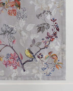Maison d' Hermine Table Runner 100% Cotton Single Layer Table Runners 60 inches Long for Thanksgiving Christmas Decorations Home Kitchen Dining Party Wedding (Equinoxe - Grey, 14.5" x 60")