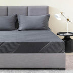 Full Mattress 6 Inch Charcoal Memory Foam in a Box, CertiPUR-US Certified, Fiberglass Free, Gel Double Mattress, Made in The USA of US Foam, 75" × 54" × 6", Medium