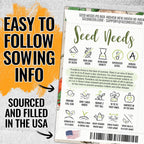 Seed Needs Spooky Blend Pumpkin Seeds - 30 Heirloom Seeds for Planting (Lumina White, Jack O Lantern, Baby Boo, Blue Jarrahdale, Cinderella & More!) Non-GMO & Untreated (1 Small Pack)