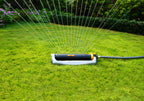 Melnor Metal Oscillating Sprinkler 4500 Sq Ft: Flow, Width, Range Adjust