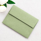 PONATIA 50 Pieces 5x7 Envelopes, A7 Envelopes Self Seal for Weddings, Invitation Cards, Photos, Postcards, Greeting Cards Mailing, Baby Shower, Graduation, Christmas Gift Cards (Sage Green)