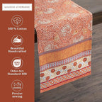 Maison d' Hermine Table Runner 100% Cotton Double Layer Table Runners 72 inches Long for Thanksgiving Christmas Decorations Home Kitchen Dining Party Wedding (Harvest Festival, 14.5" x 72")