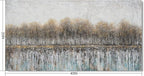 NdcSkyArt Canvas Wall Art for Bedroom, Tree Farmhouse Wood Neutral Watercolor Painting Gray Brown Silver Birch Prints for Rustic Home Living Room Sofa Background Decor
