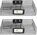 Rugged Ranch 2-Pack Ratinator Indoor or Outdoor Multi-Catch Rat Trap - Humane Live Cage Catcher, Rodent Control for Homes, Barns, Attics, Garages, Sheds, Gardens and Farms