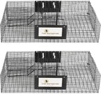 Rugged Ranch 2-Pack Ratinator Indoor or Outdoor Multi-Catch Rat Trap - Humane Live Cage Catcher, Rodent Control for Homes, Barns, Attics, Garages, Sheds, Gardens and Farms