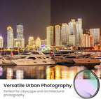 Walking Way 52mm Natural Night Filter for Light Pollution Reduction Nano-Coated Optical Glass for Night Sky/Astrophotography/Star Clarity Anti-Light Pollution Filter