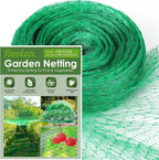13X65Ft Bird Netting for Garden Protect Vegetable Plants and Fruit Trees,Plastic Trellis Netting for Birds, Deer,Squirrels and Other Animals