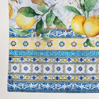 Maison d' Hermine Table Runner 100% Cotton Single Layer Table Runners 108 inches Long Decorative for Home Kitchen Dining Party Baby Shower Wedding Bridal Shower Spring Summer (Citrus, 14.50" x 108")