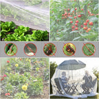 Garden Netting, 10x50 FT Ultra Fine Mesh Netting Pest Barrier Protection Bird Net Plants Cover for Vegetables Fruits Flowers Crops Greenhouse Row Cover Raised Bed Garden Patio Mesh Netting (1 Pack)