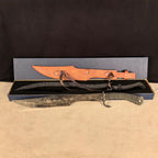 SV Handmade cast Manganese Steel Chopping Blade Sword, Full Tang, Outdoor, Hunting, Camping, Hiking, Survival, with Protective Cover, Multiple Styles to Choose from