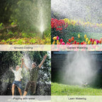 Sprinkler for Yard, Rotating Garden Sprinkler for Large Area Coverage, Lawn and Yard Adjustable Sprinklers