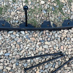 Plastic Landscape Anchoring Spikes 100 Pcs 8 Inch Nylon Spiral Landscape Spikes for Yard, Garden Lawn, Weed Barriers, Artificial Turf, Tent