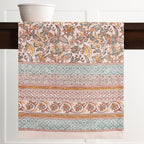 Maison d' Hermine Table Runner 100% Cotton Single Layer Table Runners 108 inches Long for Thanksgiving Christmas Decorations Home Kitchen Dining Party Wedding (Nila, 14.5" x 108")