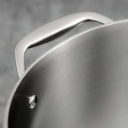 Tramontina Signature Tri-Ply Clad Stainless Steel 5-Quart Dutch Oven Pot with Lid, Induction-Ready, Dishwasher-Safe, NSF-Certified, Made in Brazil