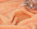 American Soft Linen Premium 3 Piece Towel Set, 1 Bath Towel 1 Hand Towel 1 Washcloth, 600 GSM 100% Cotton Turkish Towels for Bathroom, Peach Towel Set