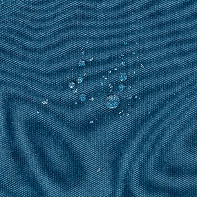 QILLOWAY Outdoor Chair Cushion for Patio Furniture, Waterproof Patio Cushions with Ties, Fade Resistant Replacement Pads for Outdoor Rocking Chairs,Peacock Blue