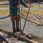Post Hole Digger Heavy Duty Manual Hole Digger with Scale Mark for Digging,58 inches