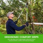 Garden Guru Extendable Anvil Lopper Tree Trimmer w Compound Action, Chops Thick Branches w Ease, 28-40”, Non-Stick High Carbon Steel Blade, Branch Cutter, 2 Inch Clean Cut Capacity - 1 Case (12 Pcs)