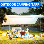 Tarp 6x8 ft Heavy Duty 12mil 100% Waterproof High Durability Multipurpose,Uv Resistant,White Tarp Suitable for Swimming Pools, Boats, Camping, Courtyards, Etc -by MVPNET