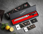 XINZUO 67 Layers Damascus Bread Cutting Knife, 8 Inch Serrated Bread Knife for Homemade Bread Sourdough,Razor Sharp,Dark Brown Pakkawood Handle