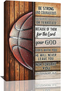 Banonaty Basketball Wall Art - Inspirational Quotes Canvas Prints - Home Decorations For Boys Room, Gym, Living Room, Bedroom - 16"x24"