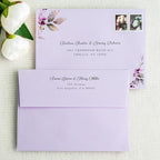 PONATIA 50 Pieces 5x7 Envelopes, Lilac A7 Envelopes Self Seal for Weddings, Invitation Cards, Photos, Postcards, Greeting Cards Mailing, Baby Shower, Graduation, Christmas Gift Cards