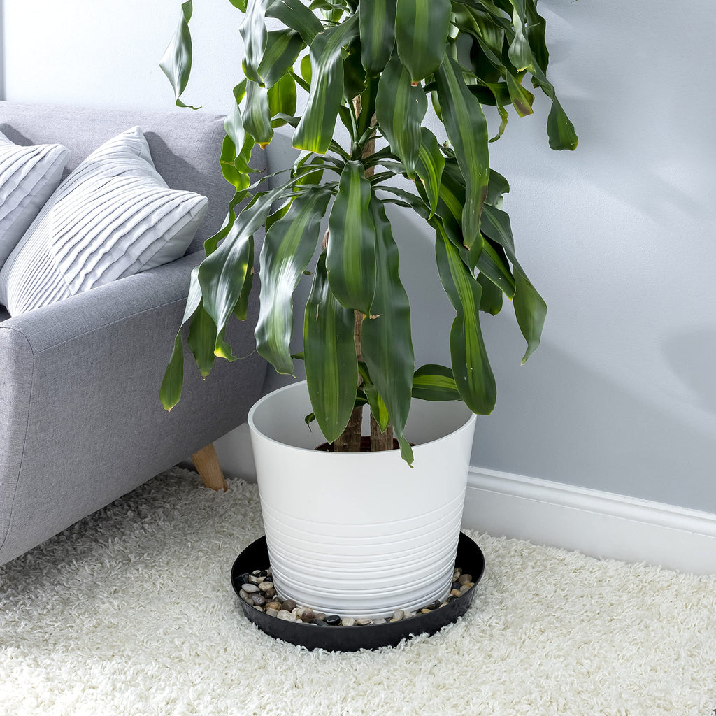 Austin Planter, 18 Inch (16.3 Inch Base), Black