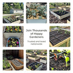 Garden Grid Watering System - 3x6 Cornerless | Raised Garden Bed Drip Irrigation System - But Better | Pre-Assembled, Waters Every Plant Evenly | for Beds w/Corner Posts or Curved Ends | 33.5"x66"