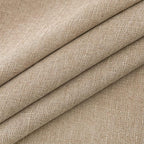 NLMUVW Round Linen Table Cloth 48 Inch, Burlap Tablecloth Textured Water Resistant Farmhouse Rustic Table Cover Decorative for Dining Kitchen Café