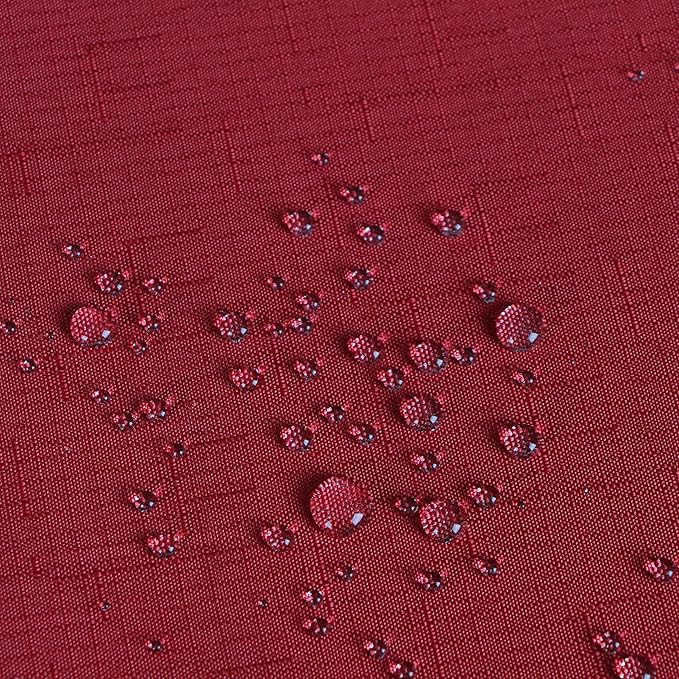 Outdoor Tablecloth Wrinkle-Free Stain Resistant Waterproof Polyester Fabric Table Cover with Zipper Umbrella Hole for Picnic/Party/Dinner/Patio Garden(60×84inch,Zippered,Red)