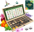 Lush&Dew Year-Round USDA Zone 6 Heirloom Survival Seed Kit, 32 Varieties 32,000+ Seeds for Planting Vegetables Herbs, Gardening Gifts for Women Men, Raised Garden Bed, Greenhouse Indoor Outdoor