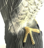 YOFIT Bird Scarecrow Fake Horned Hawk Decoy,Bird Repellent Garden Protectors, Natural Enemy Pest Deterrent Scarecrow