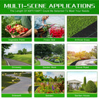 Weed Barrier Landscape Fabric Heavy Duty, 2.6FT x 100FT Thicken Garden Blocker Fabric Weed Mats, Weed Control Garden Cloth, Woven Geotextile Fabric for Garden Beds, Underlayment, Commercial Driveway