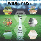 PVC Garden Hose 1/2 Inch Green Heavy Duty Water Hose with Solid Brass Fittings,No Leaking, Flexible,for outdoors,Lawns,Patio (1 FT, Green, Brass Fittings)