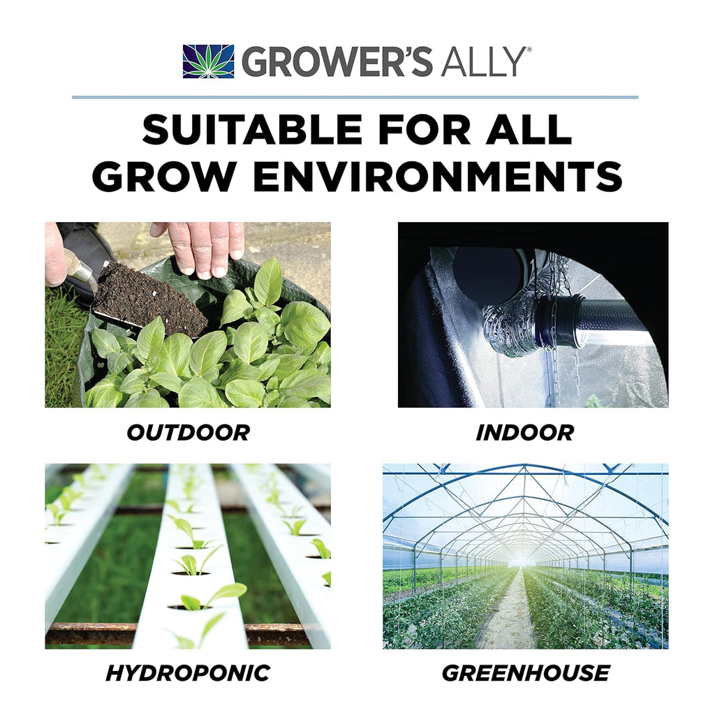 Grower's Ally Spider Mite Control Spray Ready to Use 24 oz | Natural Spider Mite & Insect Killer with Rosemary Oil - Trusted by Cultivators for Indoor and Outdoor Use, OMRI Listed