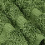 Chakir Turkish Linens | Hotel & Spa Quality 100% Cotton Premium Turkish Towels | Soft & Absorbent (4-Piece Bath Towels, Moss)